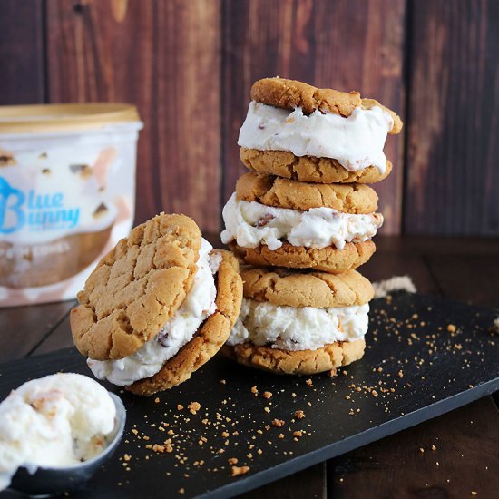 Peanut Butter Ice Cream Sandwich