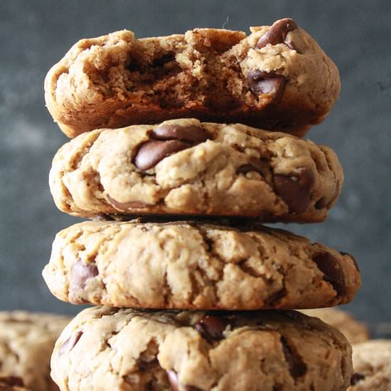 Buckwheat Chocolate Chip Cookies