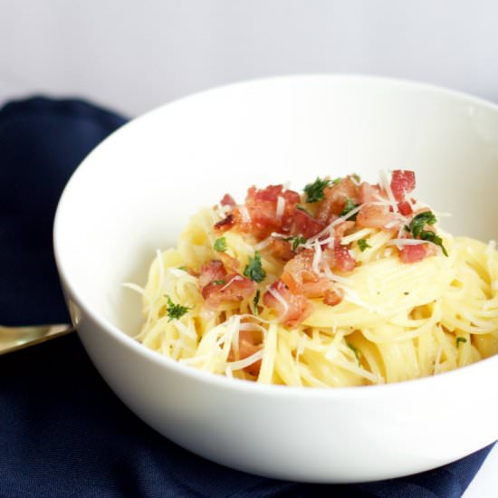 Angel Hair Carbonara