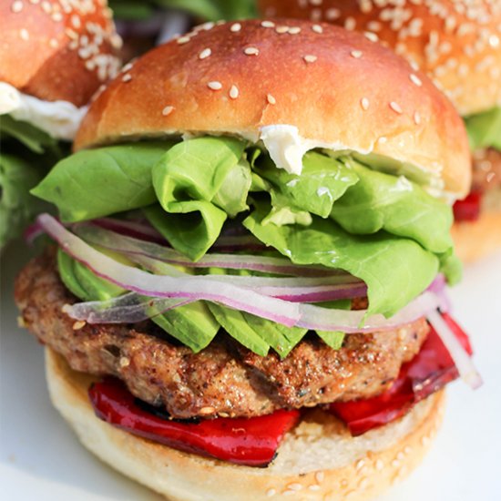 Za’atar Chicken Burgers