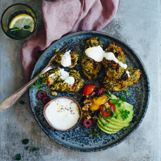 Greek Broccoli & Feta Patties