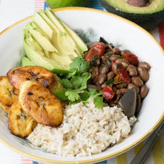 Cuban Rice & Beans Bowl