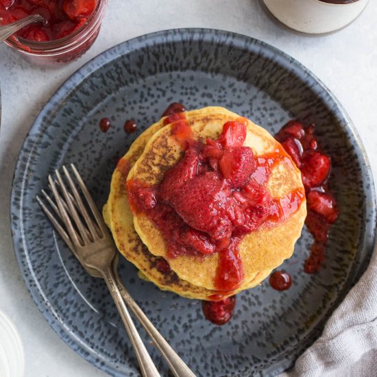 Corn Flour Pancakes