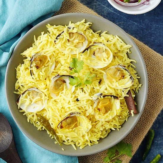 Goan Clam pilaf/Pulao