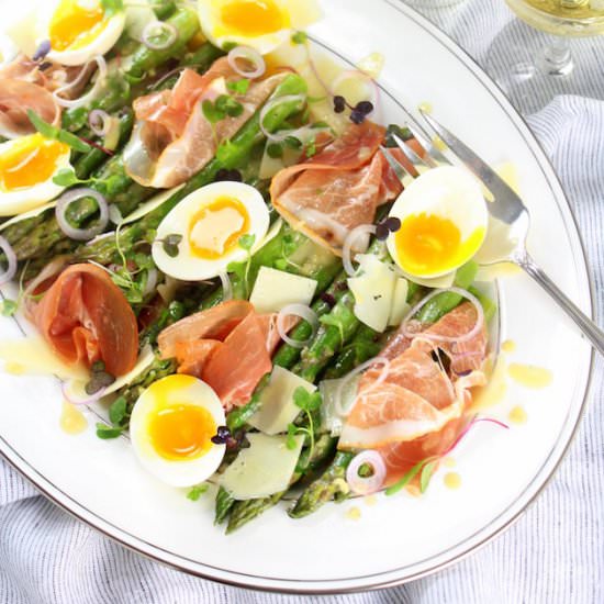 Asparagus Salad w Prosciutto