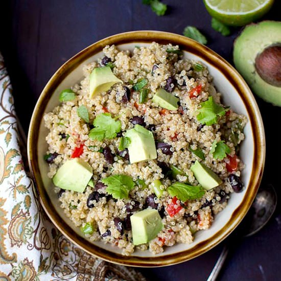 Quinoa Black bean Salad