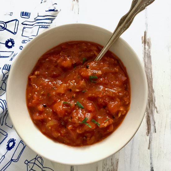 Spicy Arrabbiata Sauce GF VEGAN