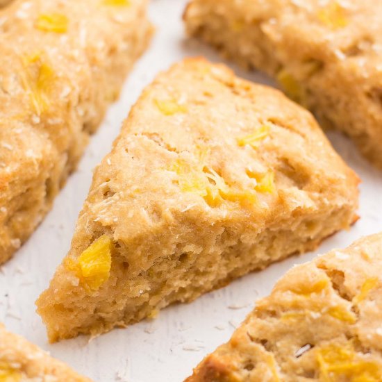 Healthy Pineapple Coconut Scones