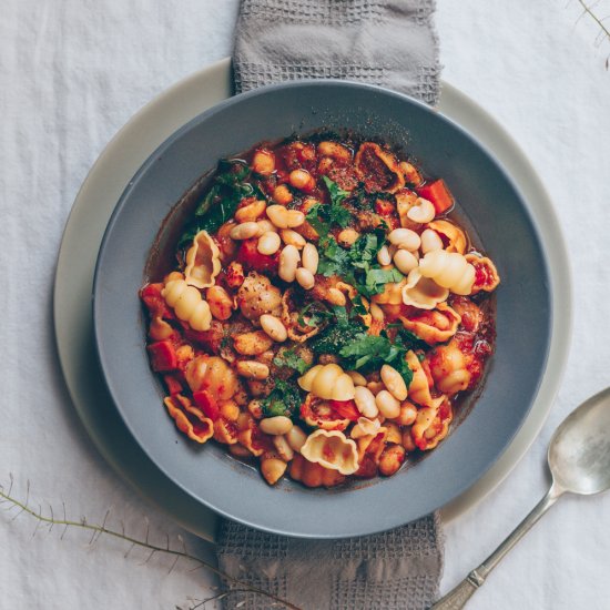 Pasta e Fagioli (Pasta & Bean Stew)