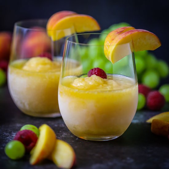 Peach Sangria Slushies