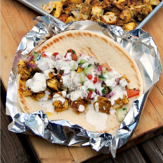 Sheet Pan Chicken Shawarma