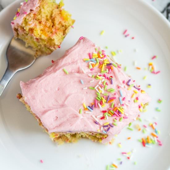 Funfetti Sheet Cake