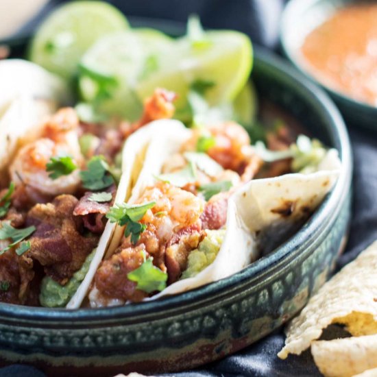 Tequila Shrimp Tacos