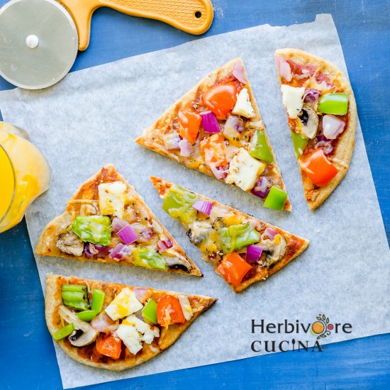 Whole Wheat Grilled Pizza