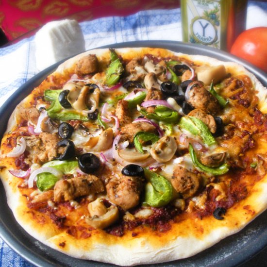 Spicy Chicken Fajita Pizza