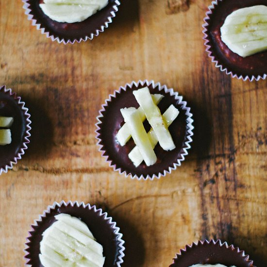 Frozen Banana Peanut Butter Cups