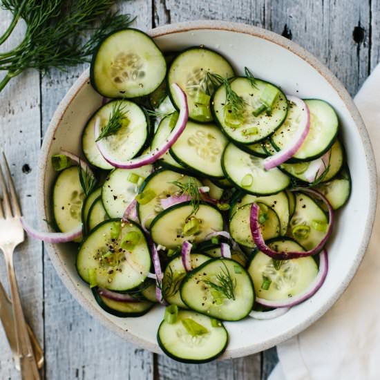 Easy Cucumber Salad