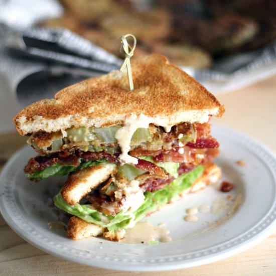 Fried Green Tomato BLT Sandwiches