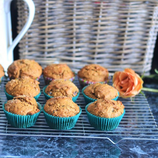 Gingerbread Date Muffins