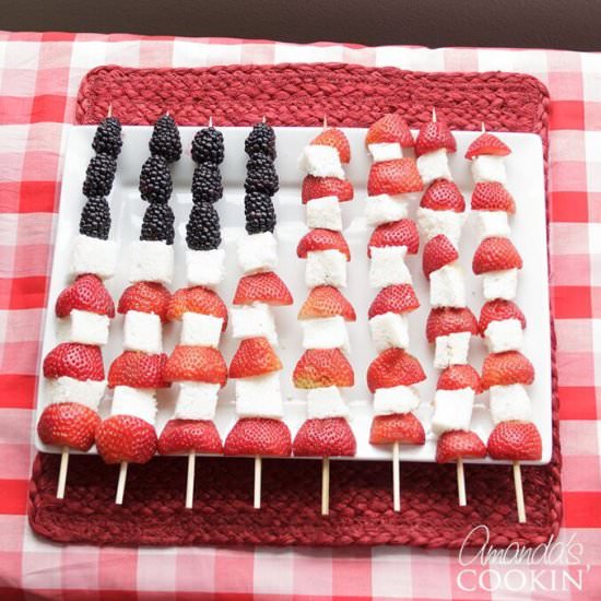 American Flag Kabobs