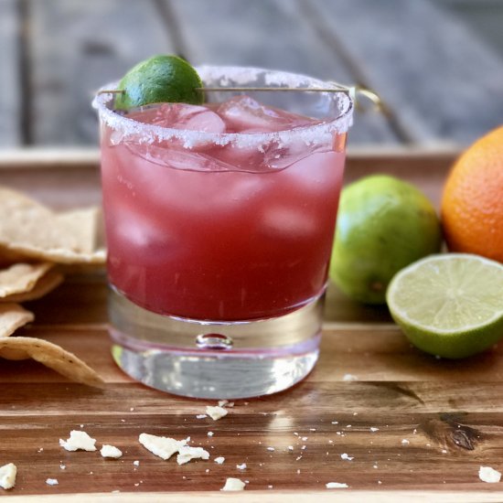 Chilled Blood Orange Margarita