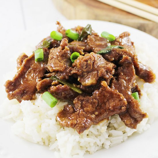 Super Easy Mongolian Beef