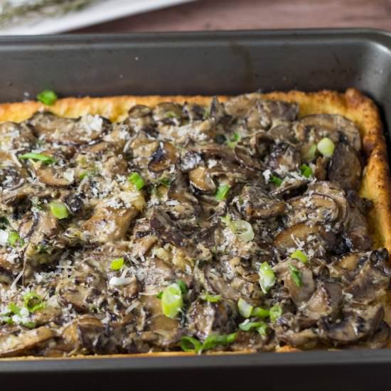 Mushroom Popover Casserole