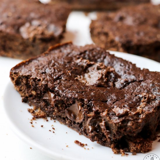 Healthy Nutella Brownies