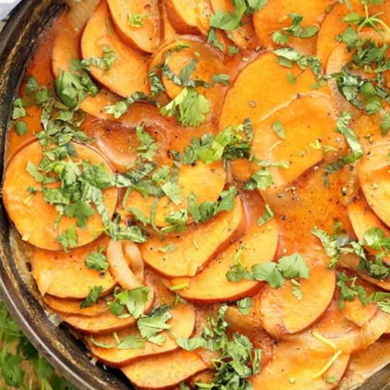 Coconut Curry Sweet Potatoes