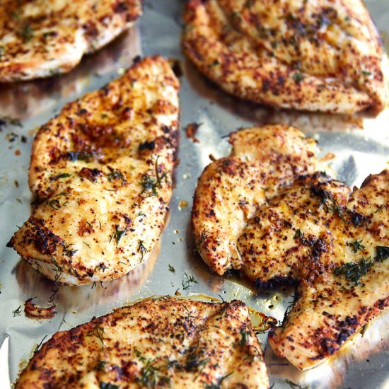 Heavenly Broiled Chicken Breast