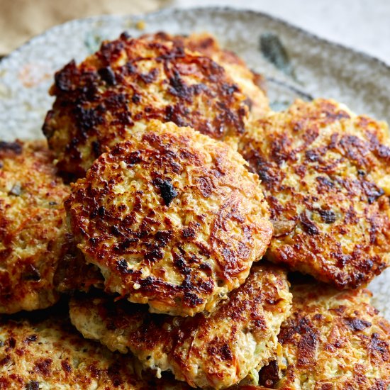 Healthy Chicken Veggie Patties