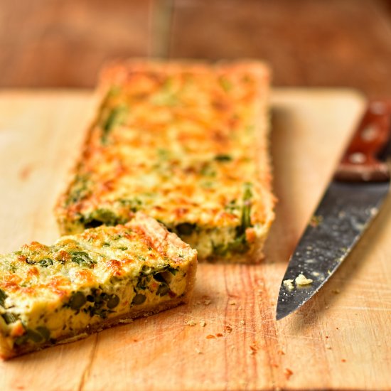 Asparagus and Spring Herb Tart