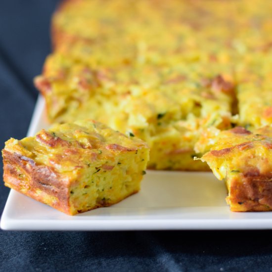 Zucchini Slice (GF, Lactose Free)