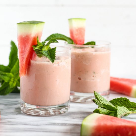 Coconut Watermelon Slushies