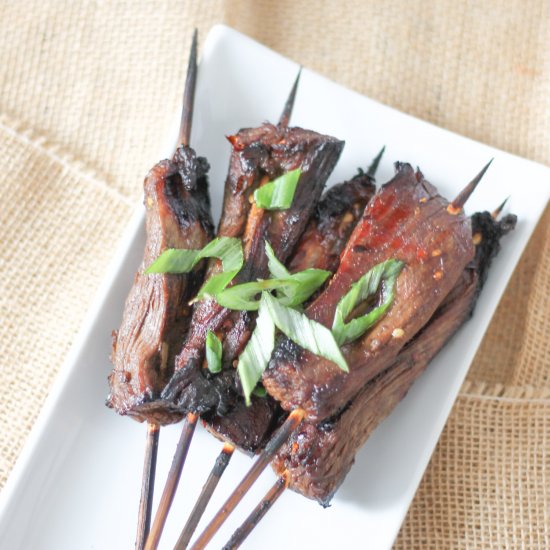 Skirt Steak Lollipops