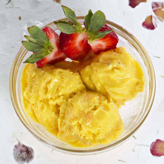 3-Ingredient Mango Tango Coconut Ice Cream