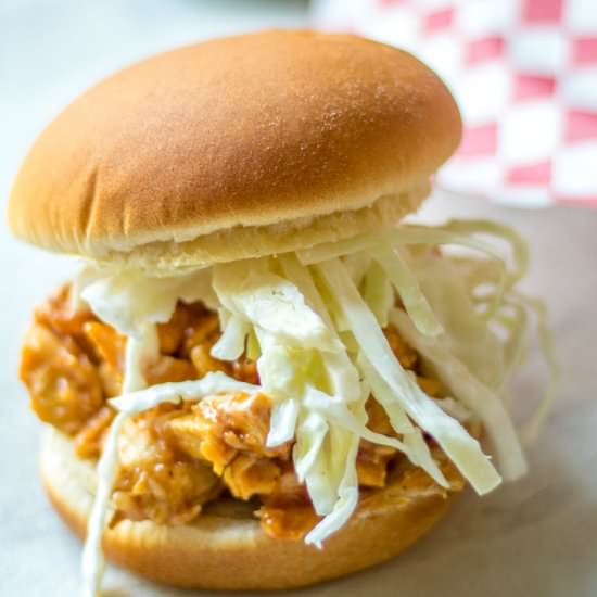 Slow Cooker Pulled Pork with Slaw