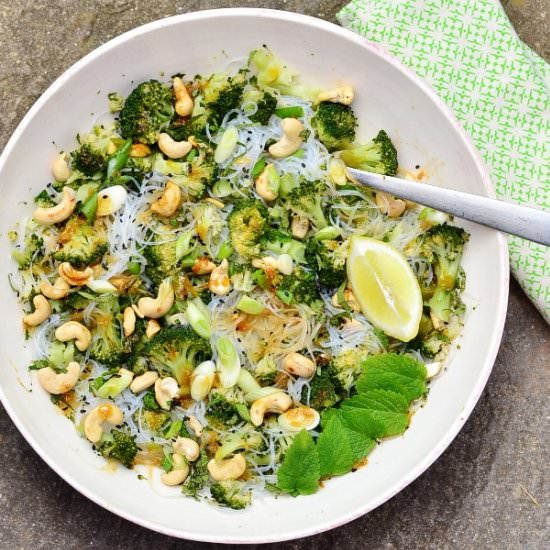 Broccoli Vermicelli Salad+Hoisin