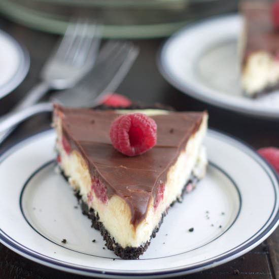 Raspberry Cream Cheese Pie