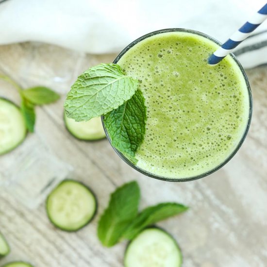 Energizing Cucumber Mint Smoothie