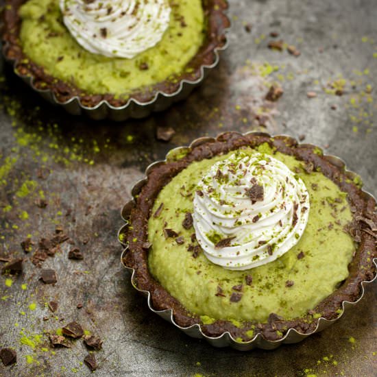 Chocolate Matcha Tart