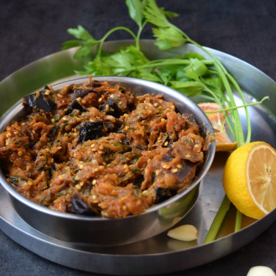 Moroccon Eggplant Zaalouk