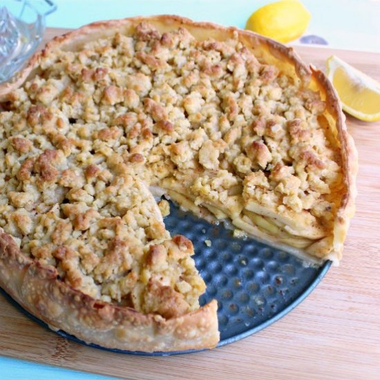 Brown Butter Crumble Apple Pie