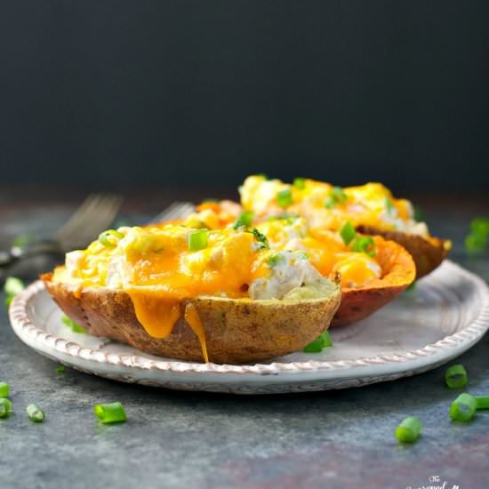 Chicken, Broccoli & Cheese Potatoes