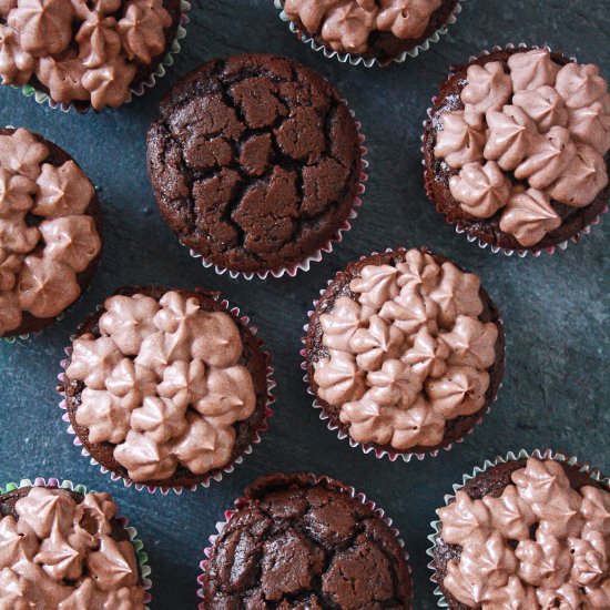 Chocolate Mascarpone Cupcakes