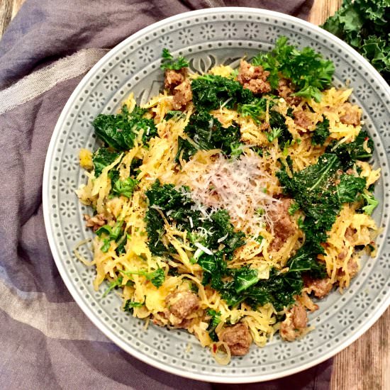 Spaghetti Squash Aglio E Olio