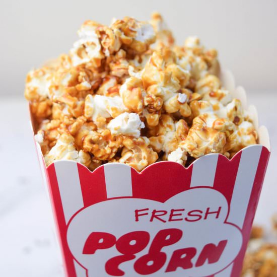 Lavender Caramel Popcorn