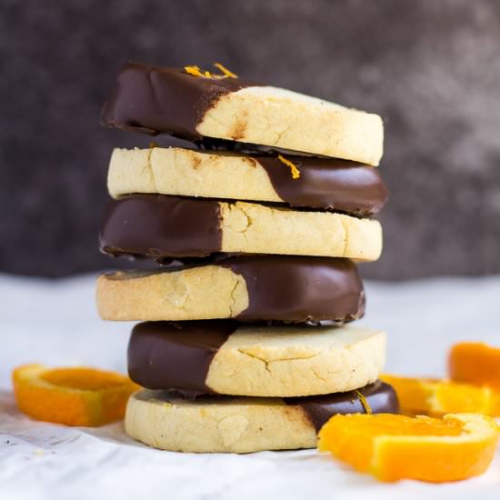 Choc Orange Slice ‘n’ Bake Cookies