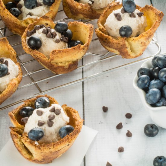 Cannoli Stuffed French Toast Cups