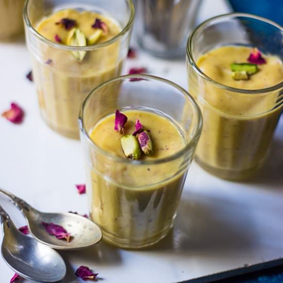 Rose Mango Pudding